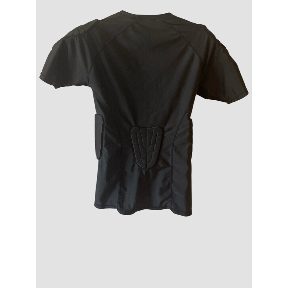Men T-Shirt Padded Compression Adult M Football Rib Chest Protector Shirt NWOT - Picture 6 of 8